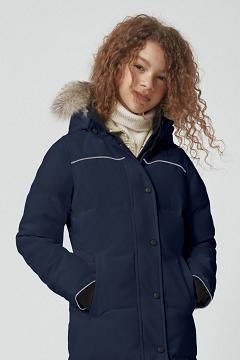 Chamarras Canada Goose Niños Outlet - Juniper Abrigos Azul Oscuro Marino WY2187346